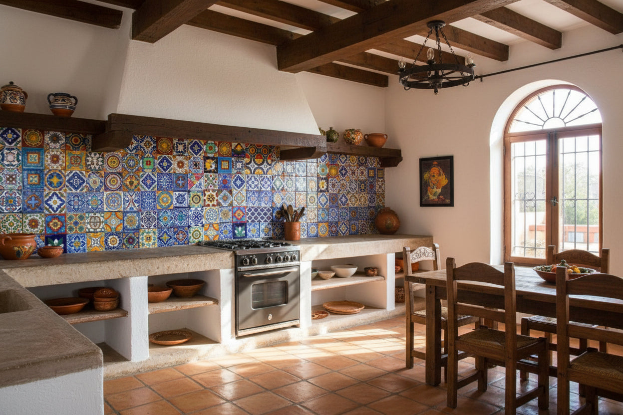 Azulejo De Talavera 5x5 Cm 400 Piezas Metro Cuadrado Confeti - ENVIO GRATIS!