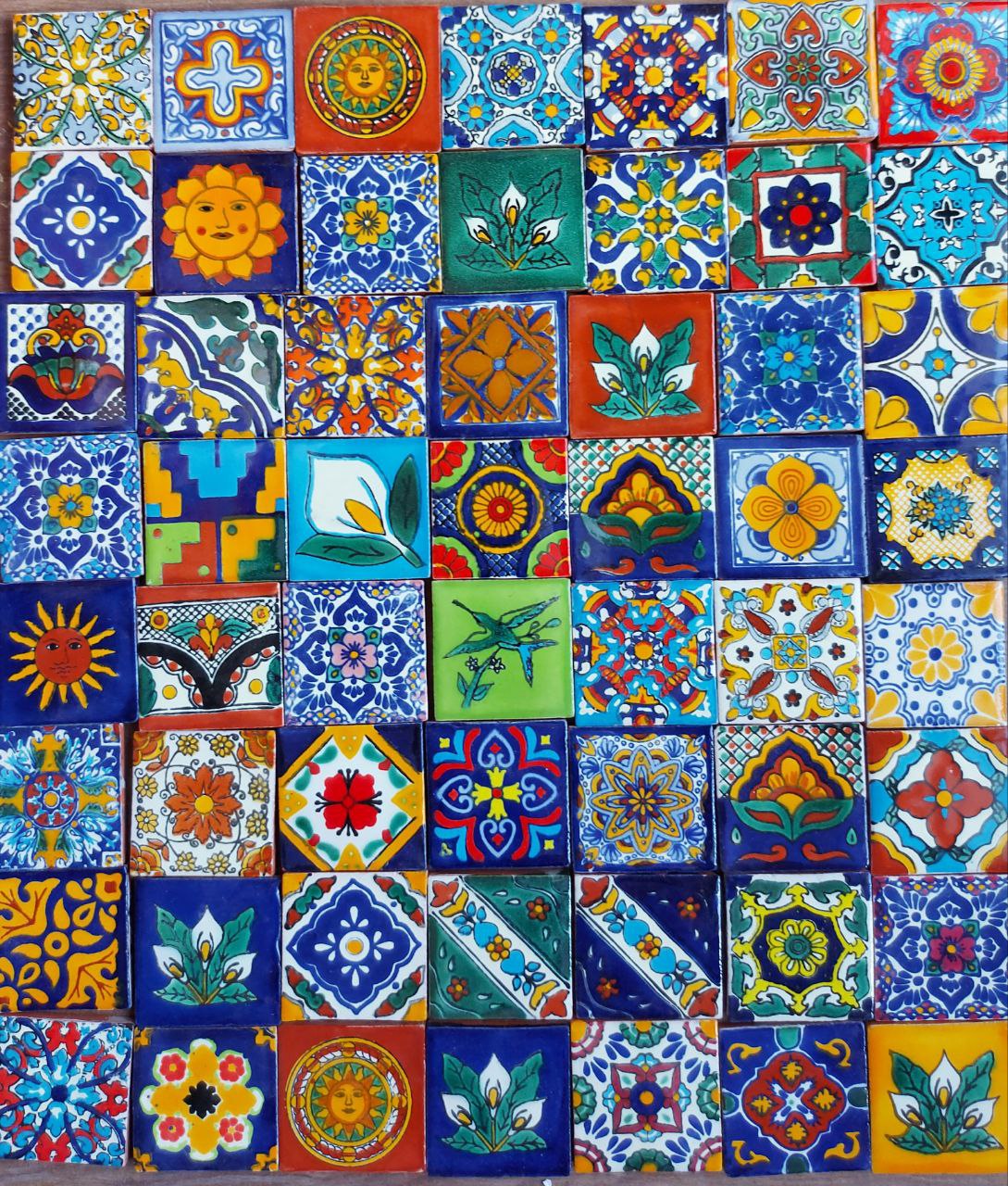 Azulejo De Talavera 5x5 Cm 300 Piezas Confeti - ENVIO GRATIS!