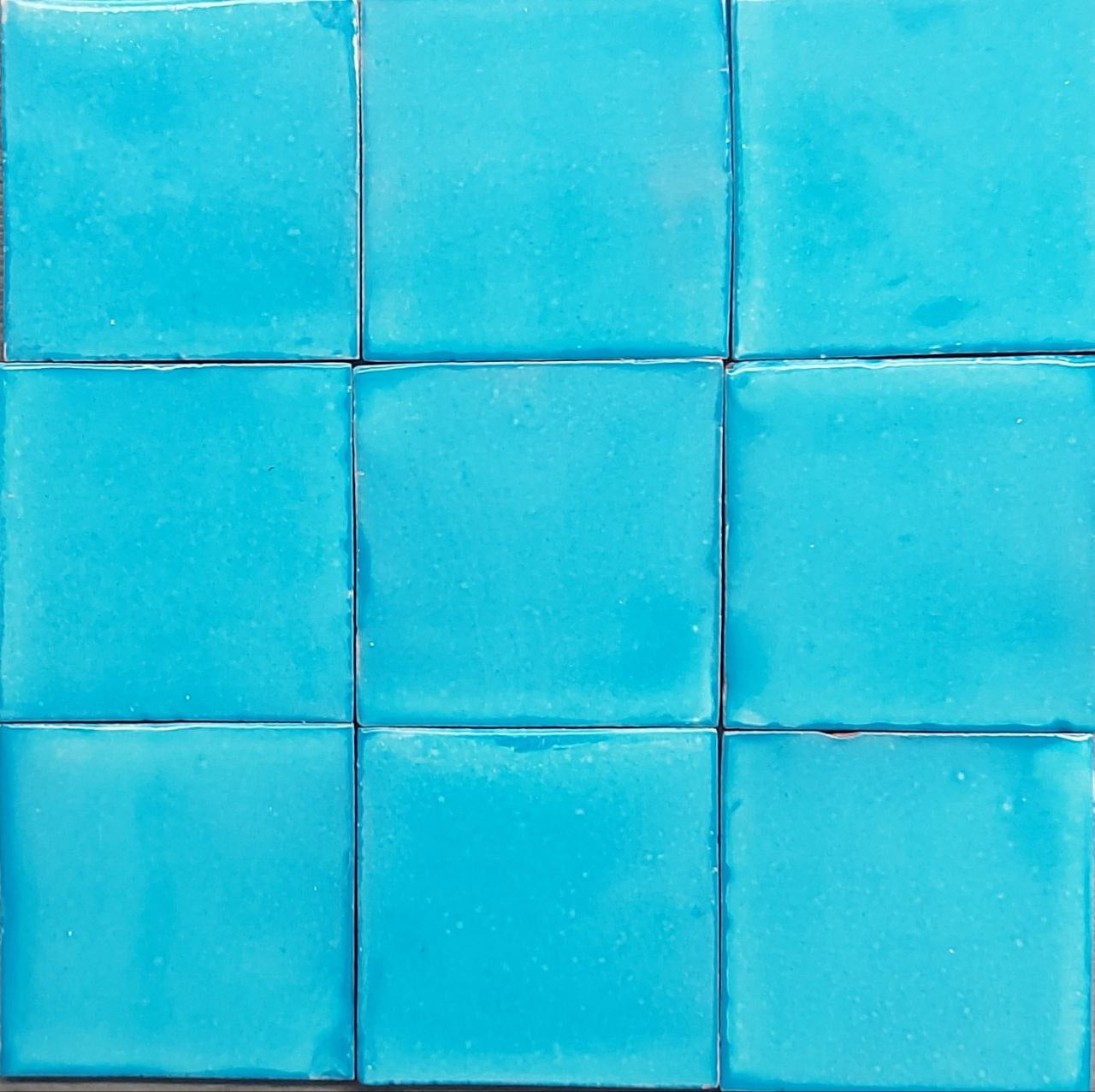 45 Piezas Azulejo De Talavera 10x10 Cm Color Turquesa Dsl - ENVIO GRATIS!